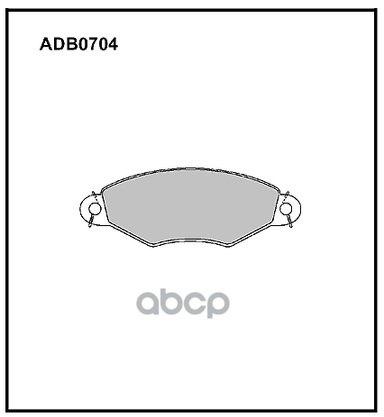 

Тормозные колодки ALLIED NIPPON передние ADB0704