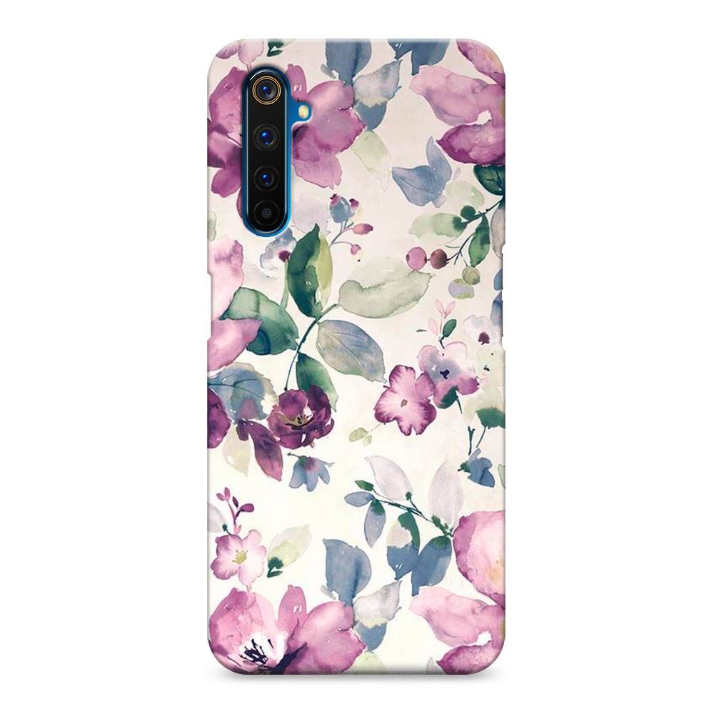 

Пластиковый чехол "Акварельная нежность" на Realme 6 Pro, 252820-6