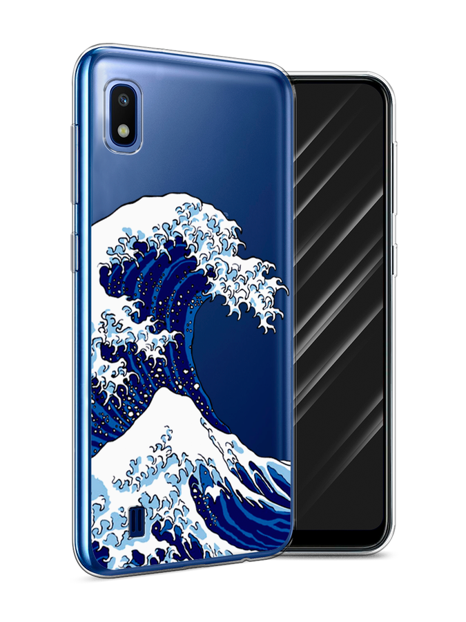 

Чехол Awog на Samsung Galaxy A10 "Волна в Канагаве", Разноцветный, 27950-4