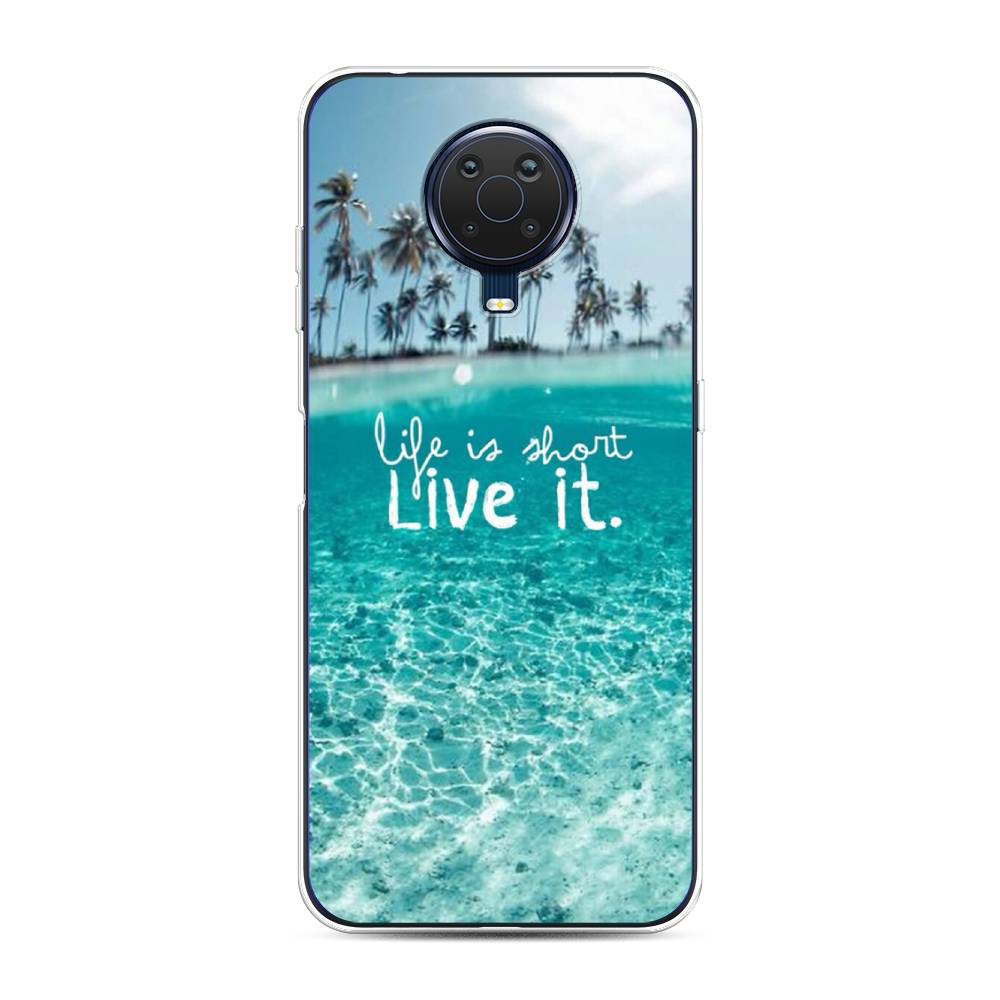 

Чехол Awog на Nokia G20 / Нокиа G20 "Live it", Розовый, 124150-7