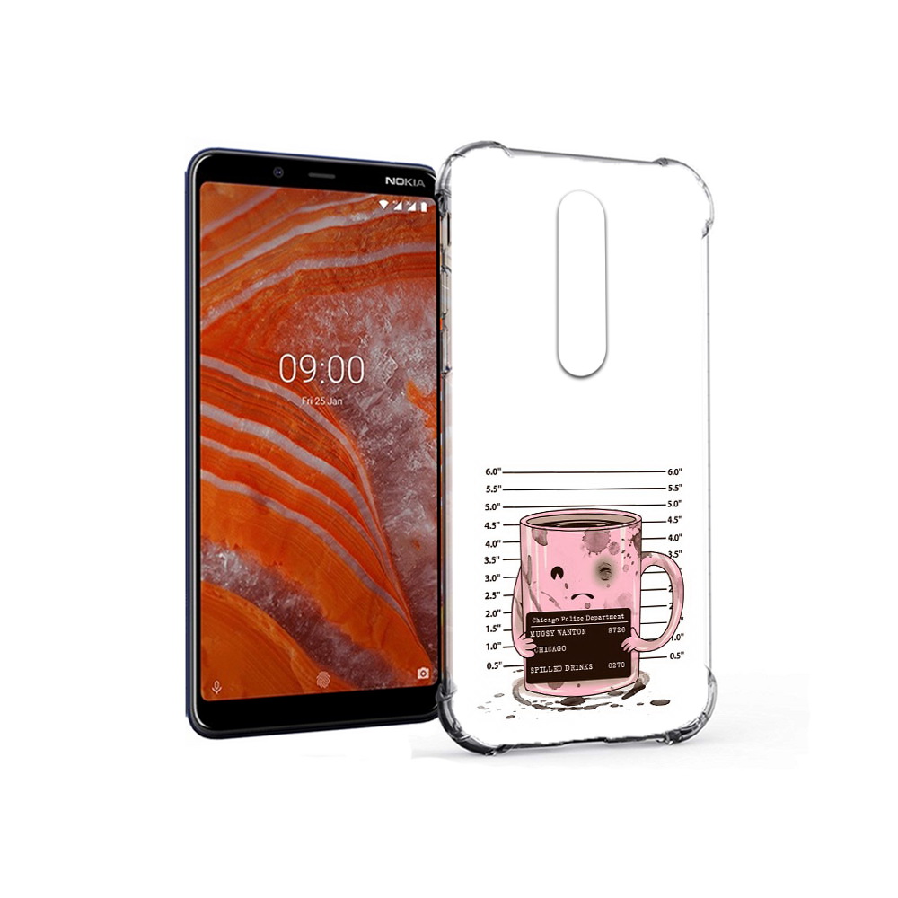 

Чехол MyPads Tocco для Nokia 3.1 Plus кружка (PT121397.96.420), Прозрачный, Tocco
