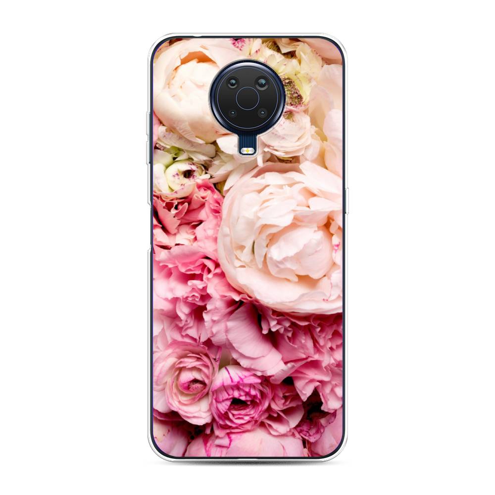 

Чехол Awog на Nokia G20 / Нокиа G20 "Пионы яркие", Розовый, 124150-8