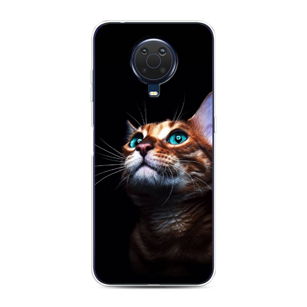 

Чехол Awog на Nokia G20 / Нокиа G20 "Мечтательный кот", Коричневый, 124150-1