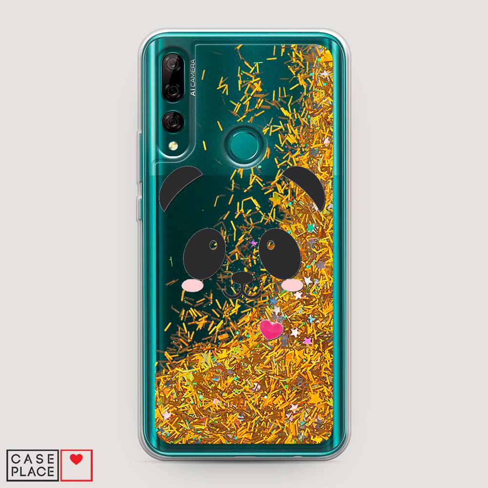 

Чехол Awog на Huawei Y9 Prime 2019 "Влюбленный панда контур", Черный, 611990-1