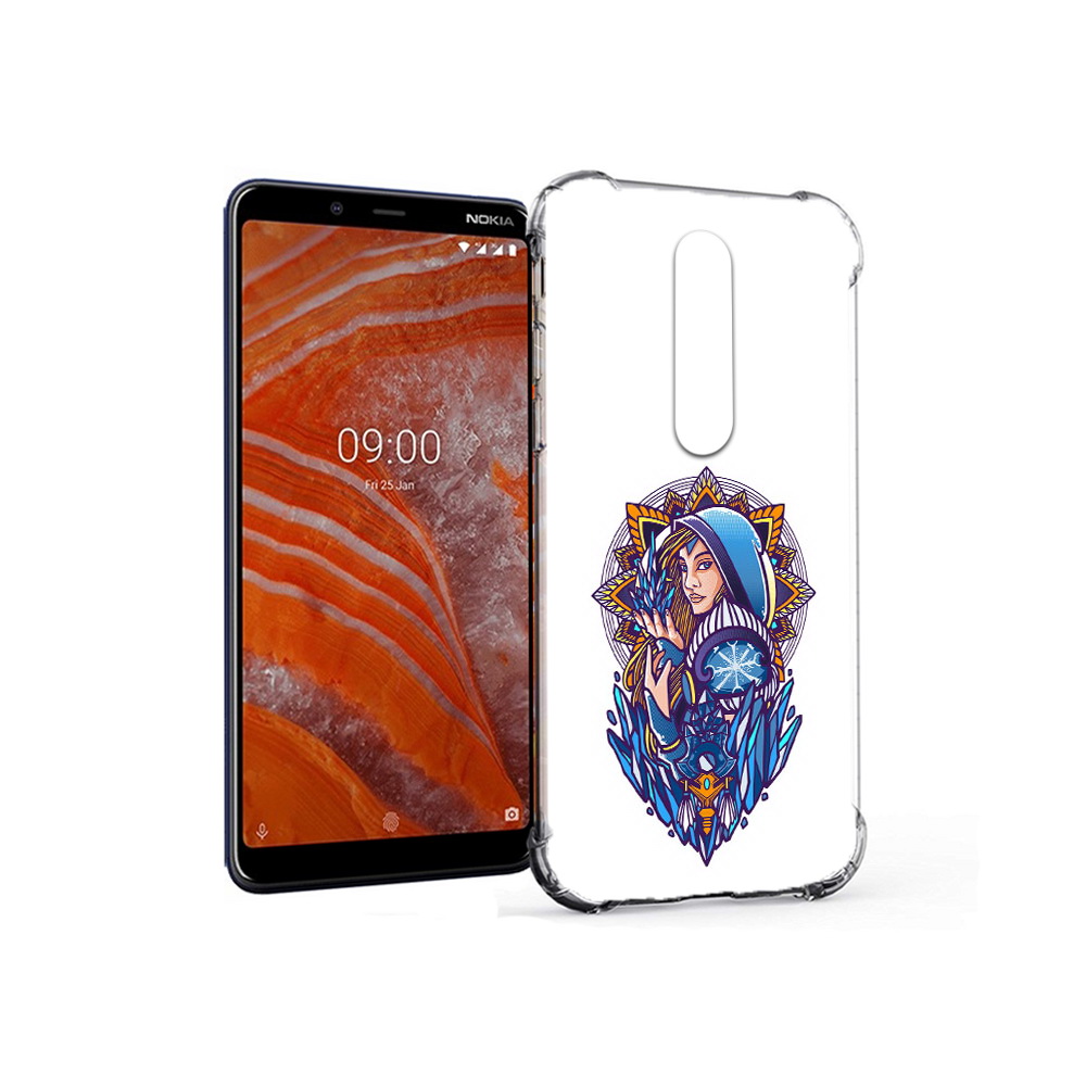 

Чехол MyPads Tocco для Nokia 3.1 Plus кристал мейден дота 2 (PT121397.96.415), Прозрачный, Tocco