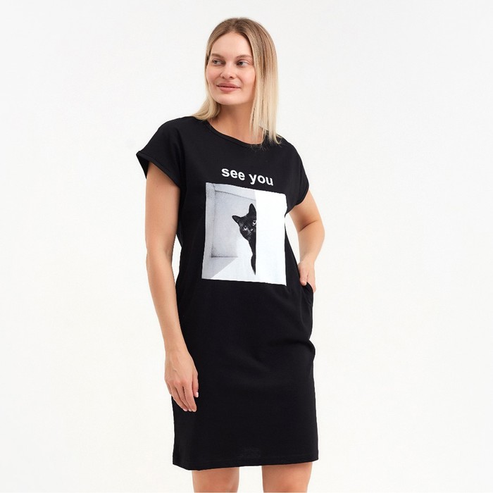 

Платье женское Bazar 7760760 черное 50 RU, Черный, 7760760