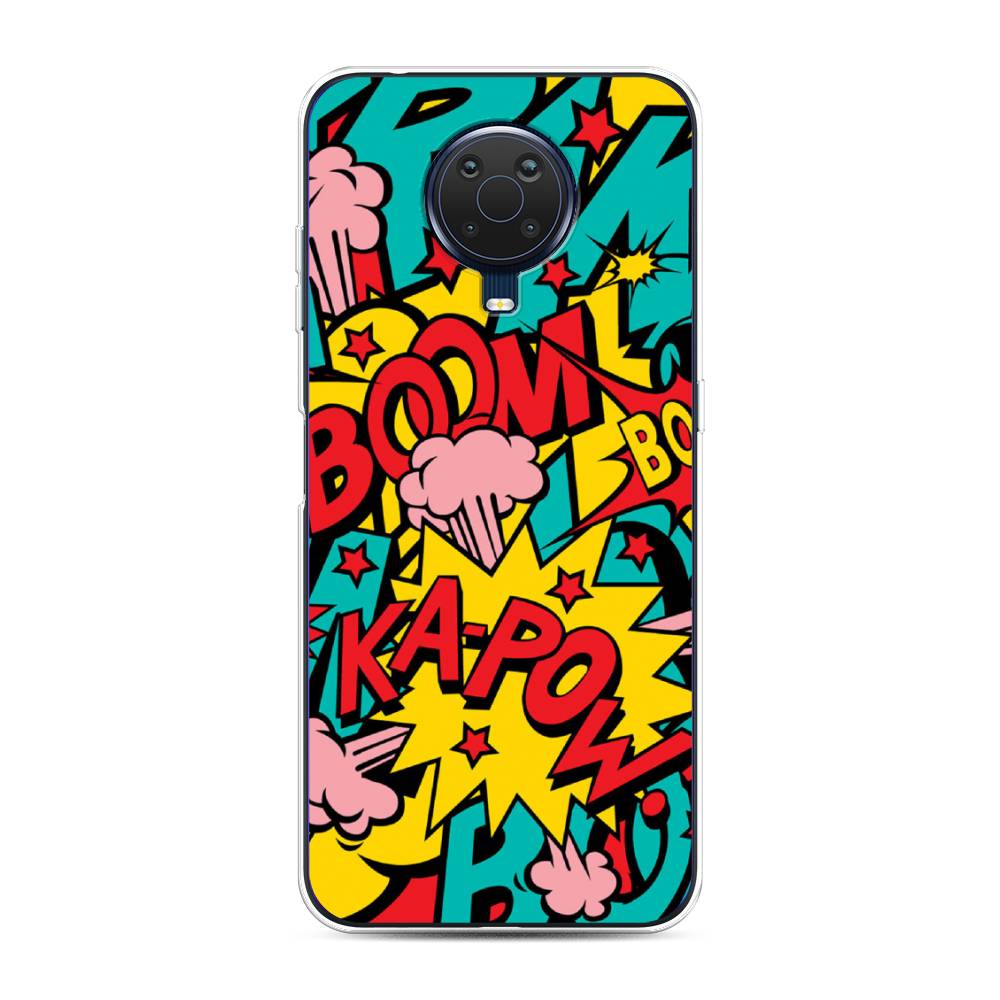 

Чехол Awog на Nokia G20 / Нокиа G20 "Постер pop art", Голубой;желтый;красный, 124150-9