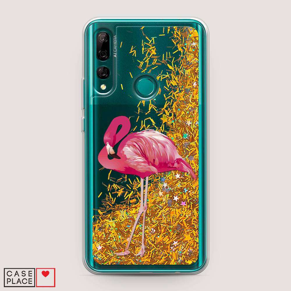 

Чехол Awog на Huawei Y9 Prime 2019 "Застенчивый фламинго", Розовый, 611990-1