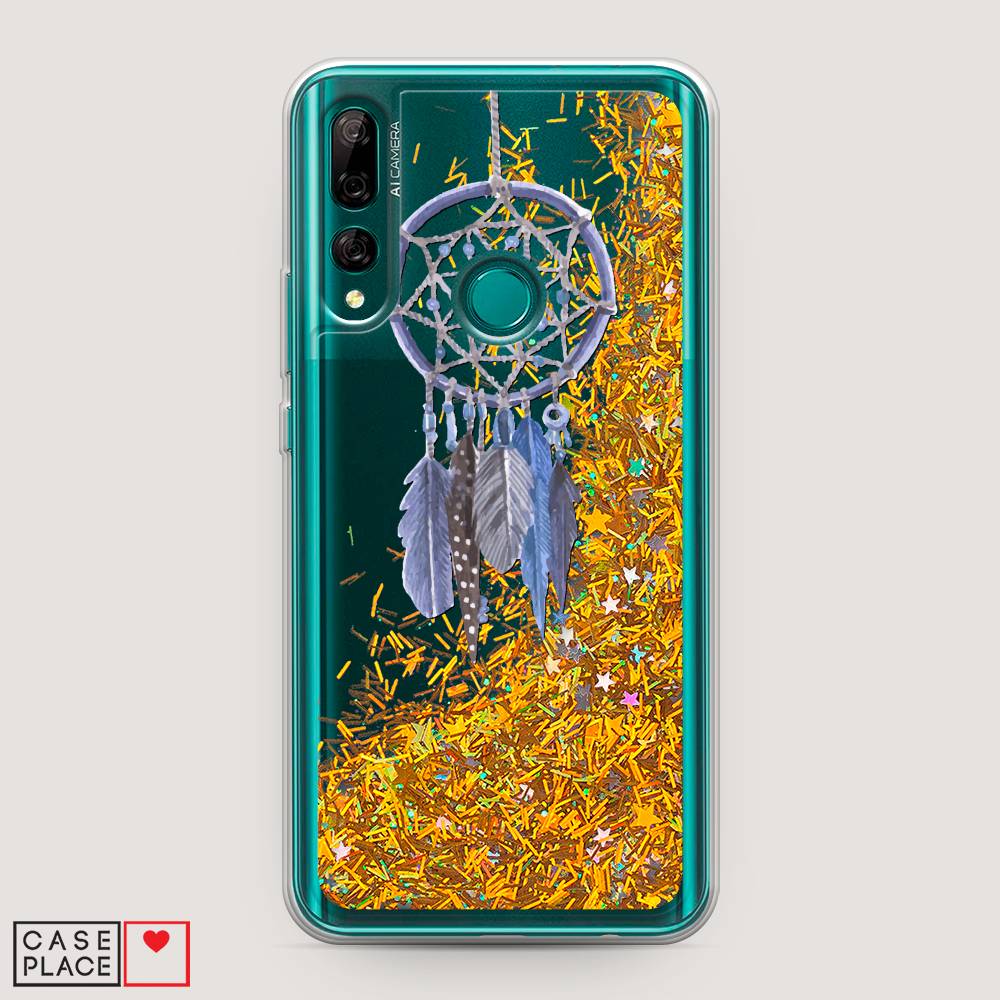 

Чехол Awog на Huawei Y9 Prime 2019 "Синий ловец снов акварель", Серый, 611990-1