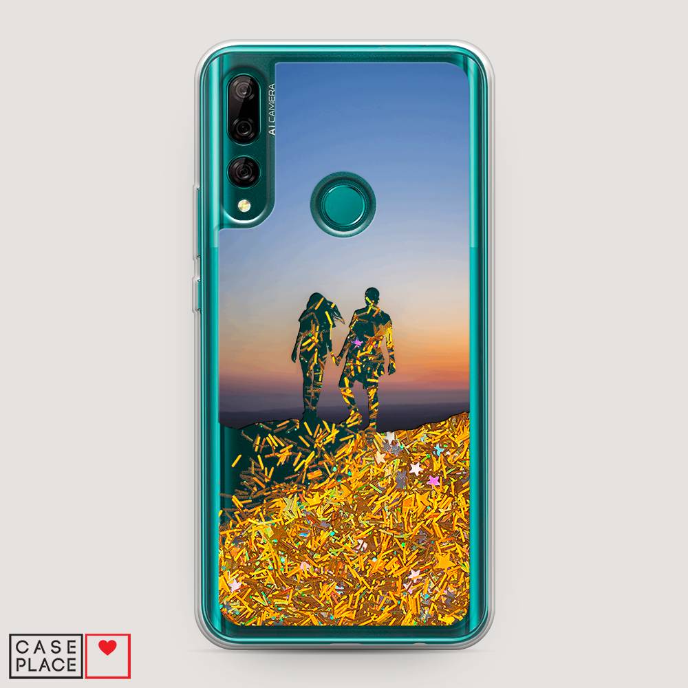 

Чехол Awog на Huawei Y9 Prime 2019 "Пара на краю света", Синий, 611990-1
