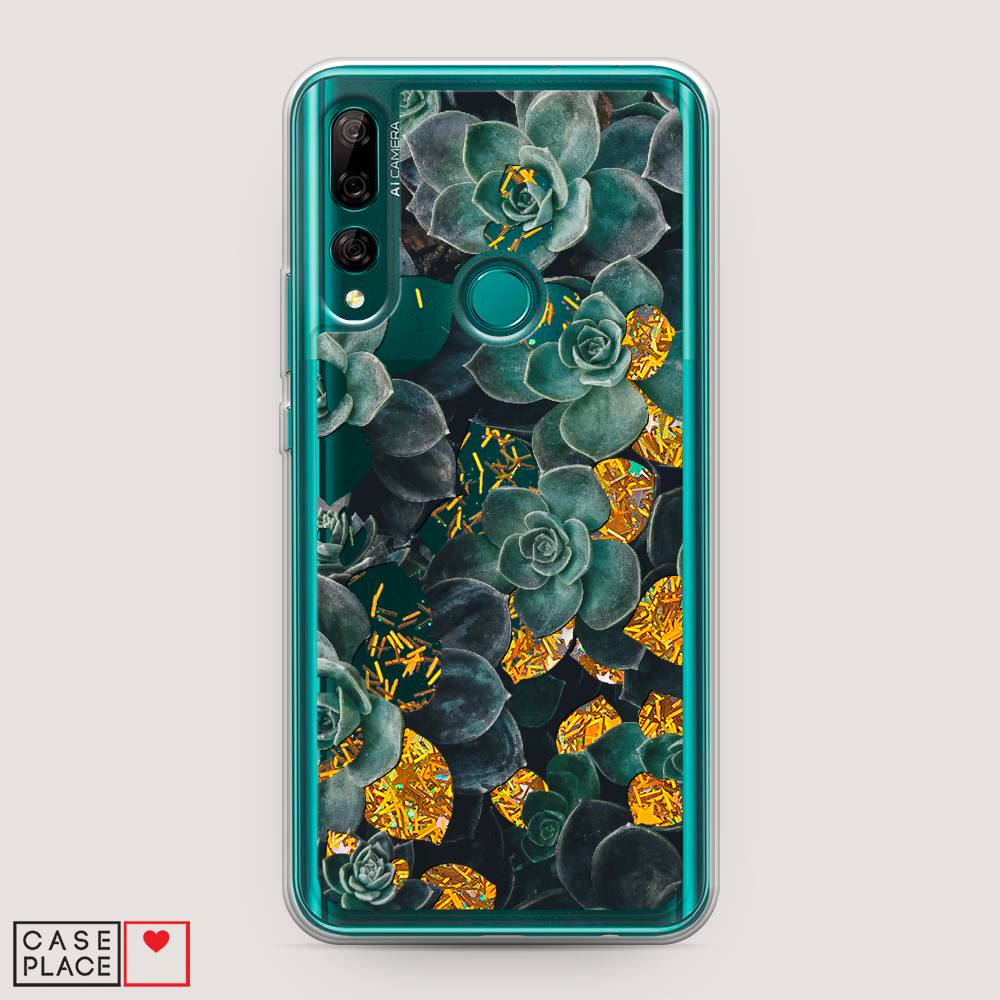 

Чехол Awog на Huawei Y9 Prime 2019 "Сукуленты цветные", Зеленый, 611990-1