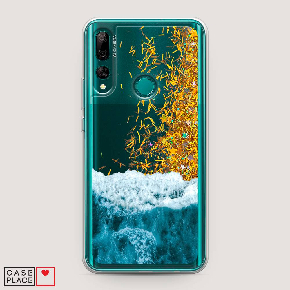 

Чехол Awog на Huawei Y9 Prime 2019 "Морская пучина", Голубой;белый, 611990-1