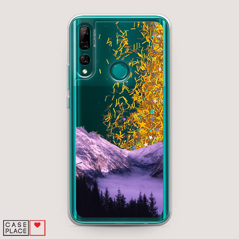 

Чехол Awog на Huawei Y9 Prime 2019 "Горный туман", Фиолетовый, 611990-1