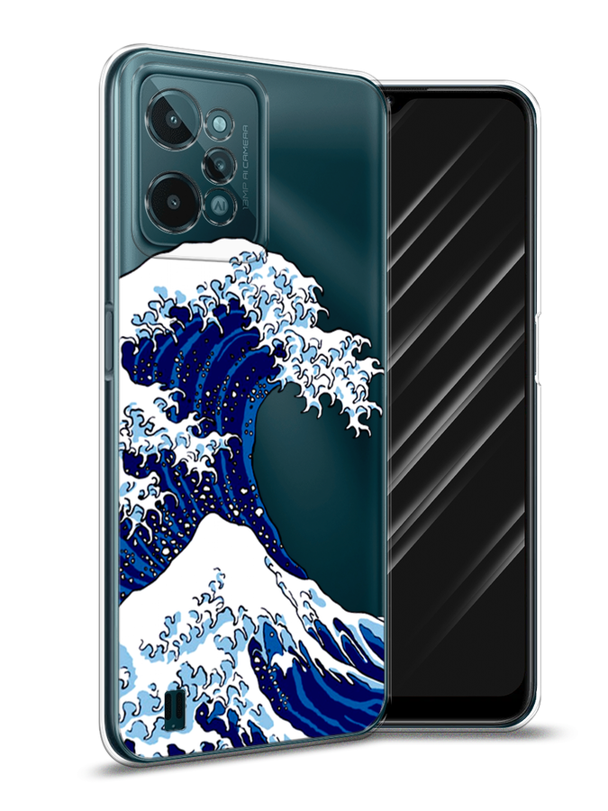 

Чехол Awog на Realme C31 "Волна в Канагаве", Разноцветный, 259350-4