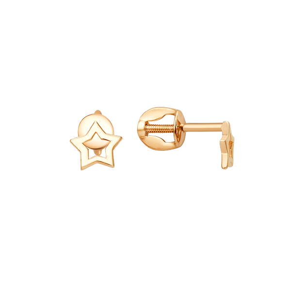 

Серьги из золота DINASTIA 015112-1000, 015112-1000