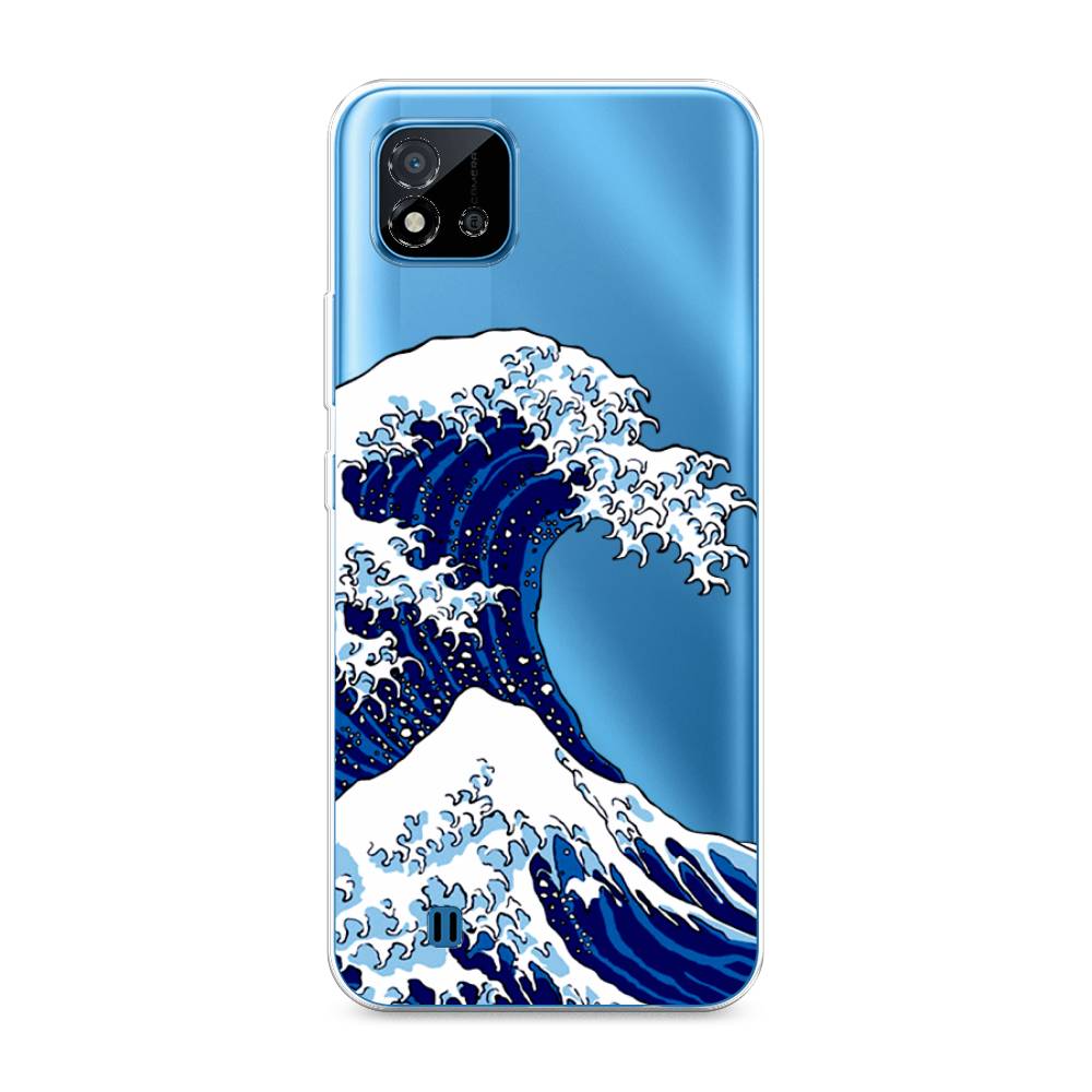 

Чехол Awog на Realme C20 "Волна в Канагаве", Разноцветный, 254850-4