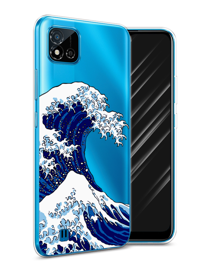

Чехол Awog на Realme C11 (2021) "Волна в Канагаве", Разноцветный, 257550-4