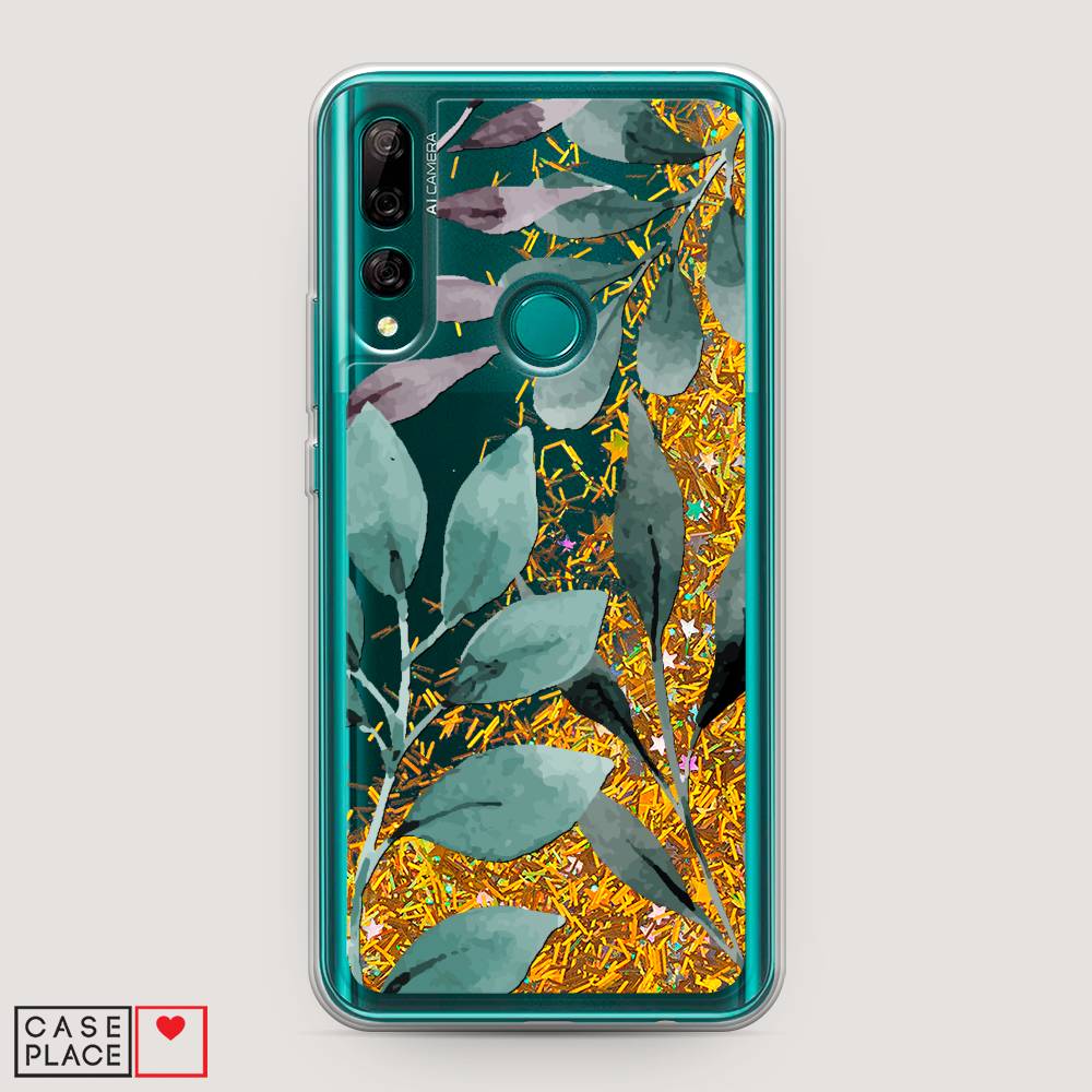 

Чехол Awog на Huawei Y9 Prime 2019 "Листы цветов", Зеленый;прозрачный, 611990-1
