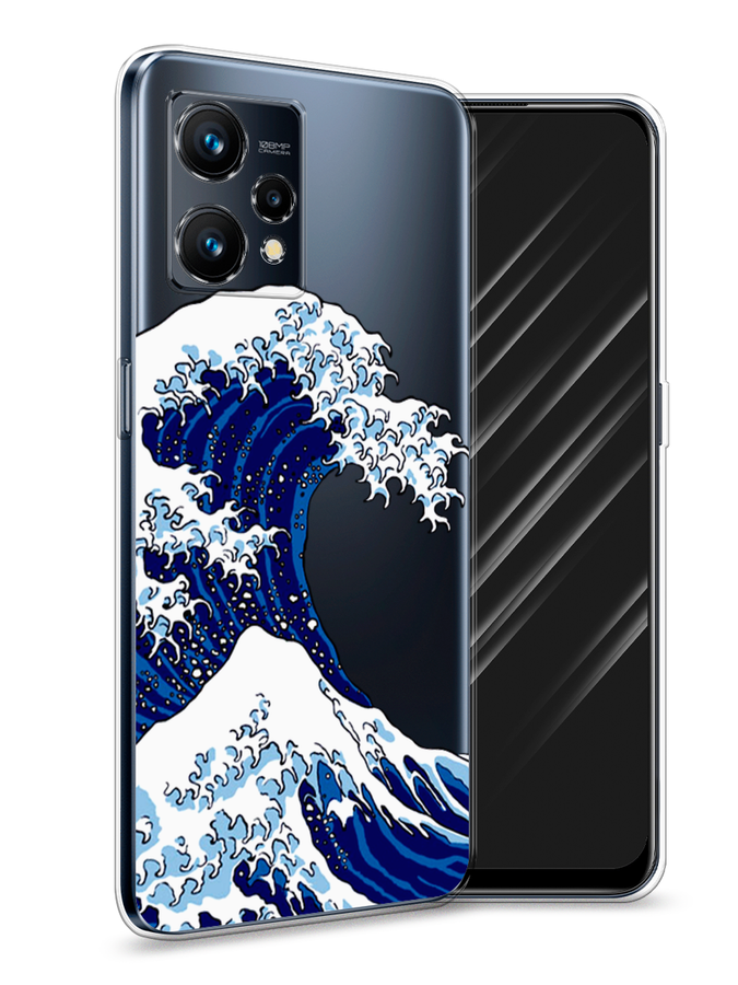 

Чехол Awog на Realme 9 "Волна в Канагаве", Разноцветный, 257250-4