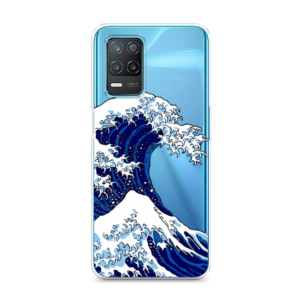 

Чехол Awog на Realme 8 5G/Narzo 30 5G "Волна в Канагаве", Разноцветный, 257050-4