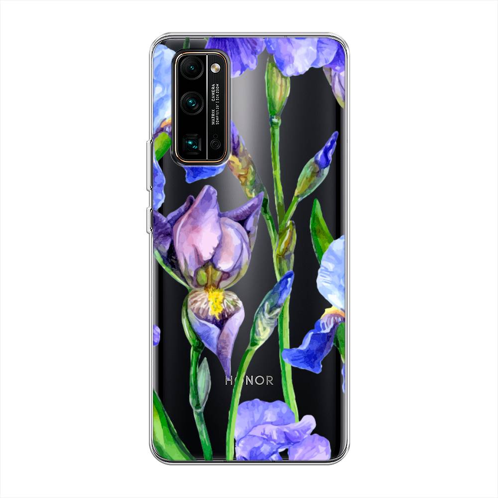 

Чехол Awog на Honor 30 Pro Plus "Синие ирисы", Фиолетовый;голубой;зеленый, 612250-8