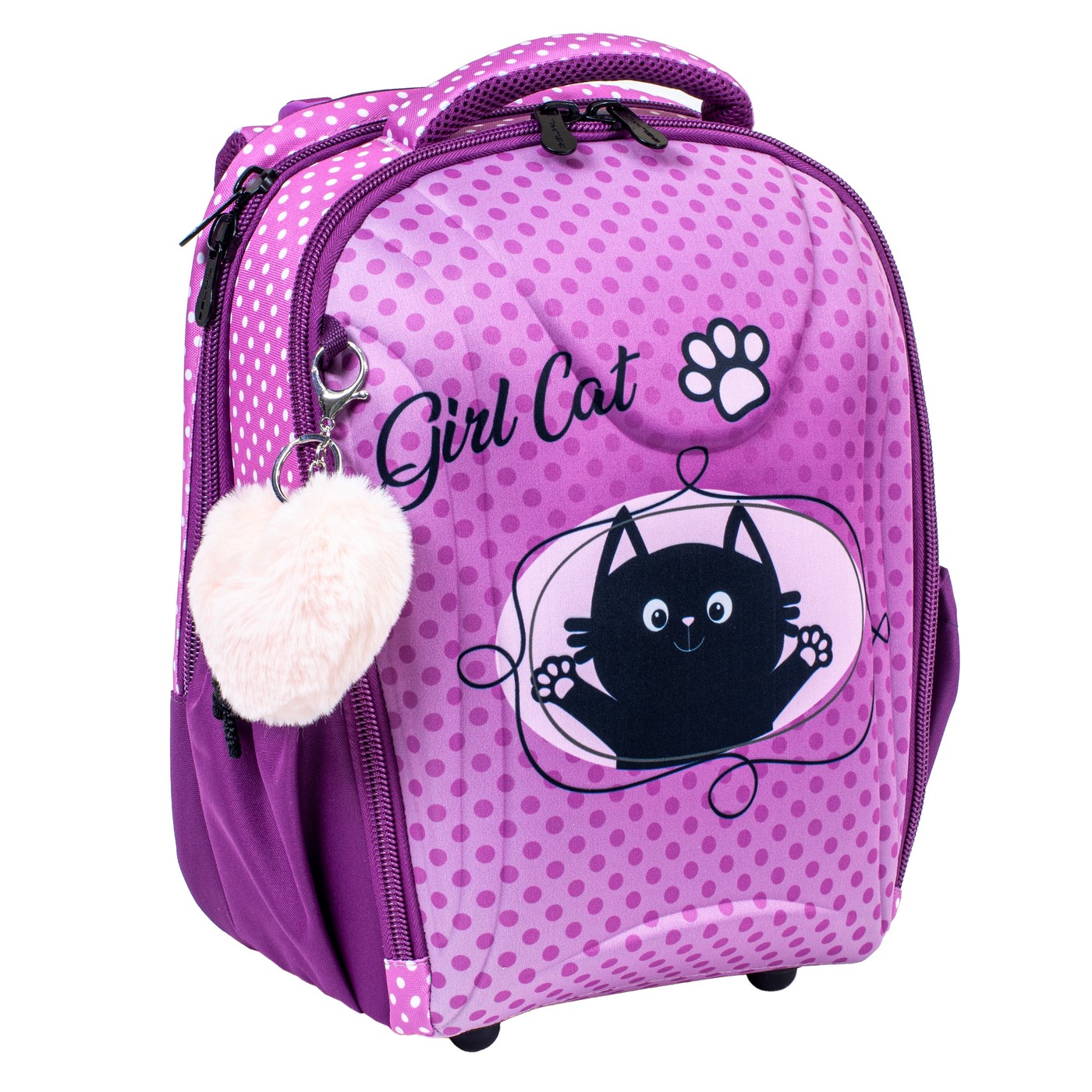 

Ранец школьный Belmil Sturdy розовый 338-82/9 GIRL CAT SP