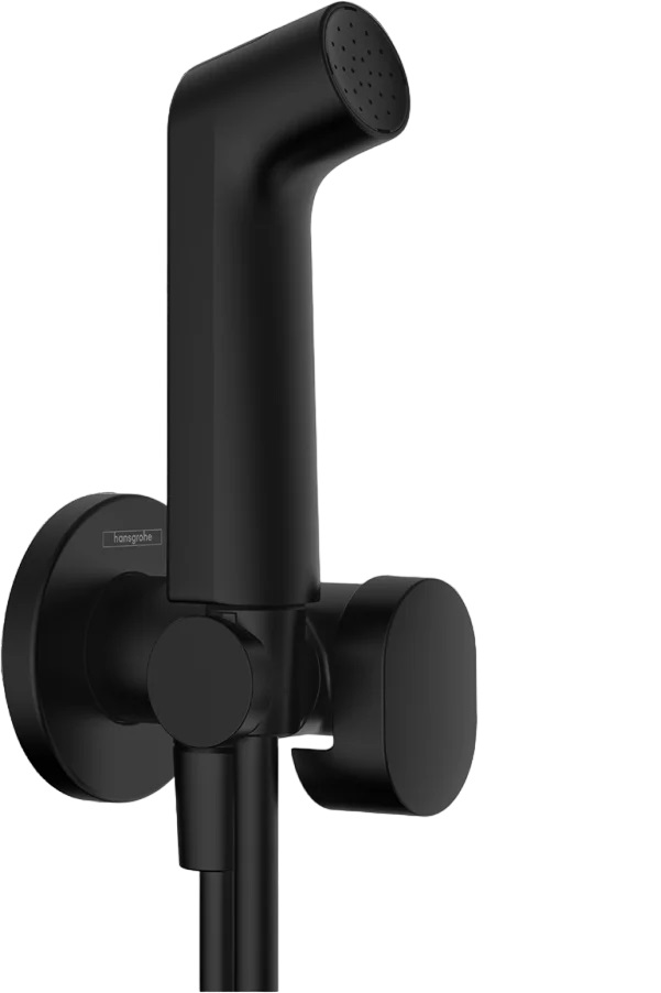 

Душ гигиенический Hansgrohe Bidette чёрный матовый 29230670, Черный