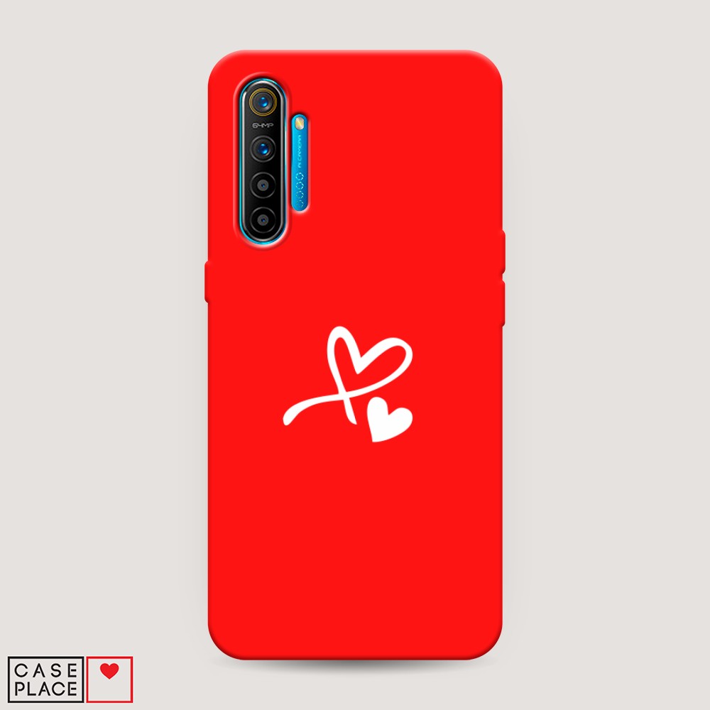 

Чехол Awog на Realme XT "Сердечко минимализм", Разноцветный, 251453-1