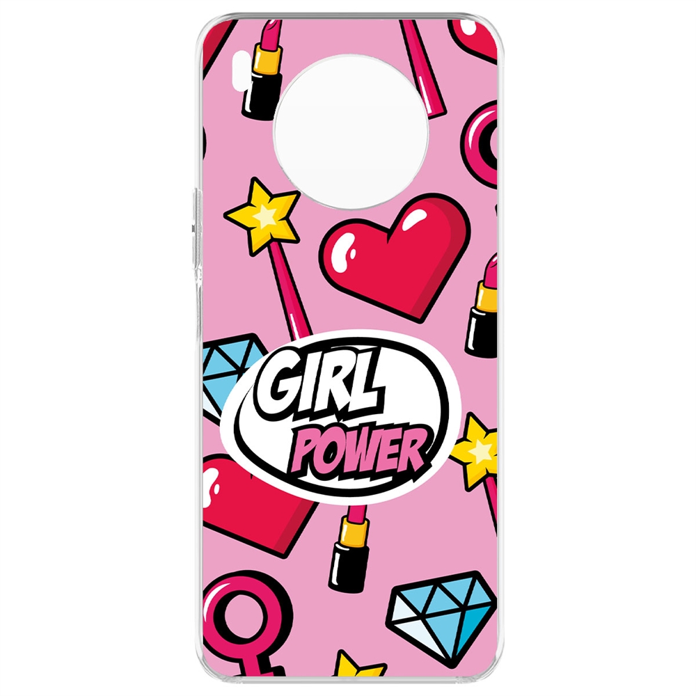 

Чехол-накладка Krutoff Clear Case Girl Power для Honor 50 Lite