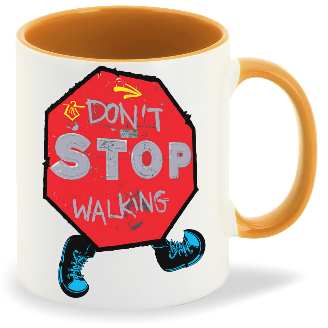 

Кружка CoolPodarok Dont stop walking, Dont stop walking