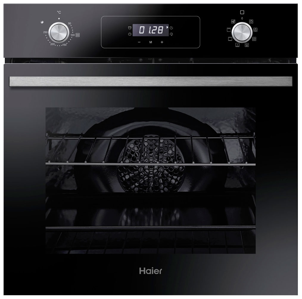 Встраиваемый электрический духовой шкаф Haier HOD-P08WGB Black встраиваемый двухкамерный холодильник haier bcft 628 awru