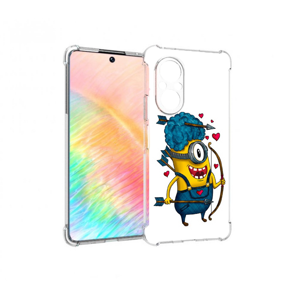 

Чехол MyPads Tocco для Honor 50 SE Миньон купидон (PT223907.20.117), Прозрачный, Tocco