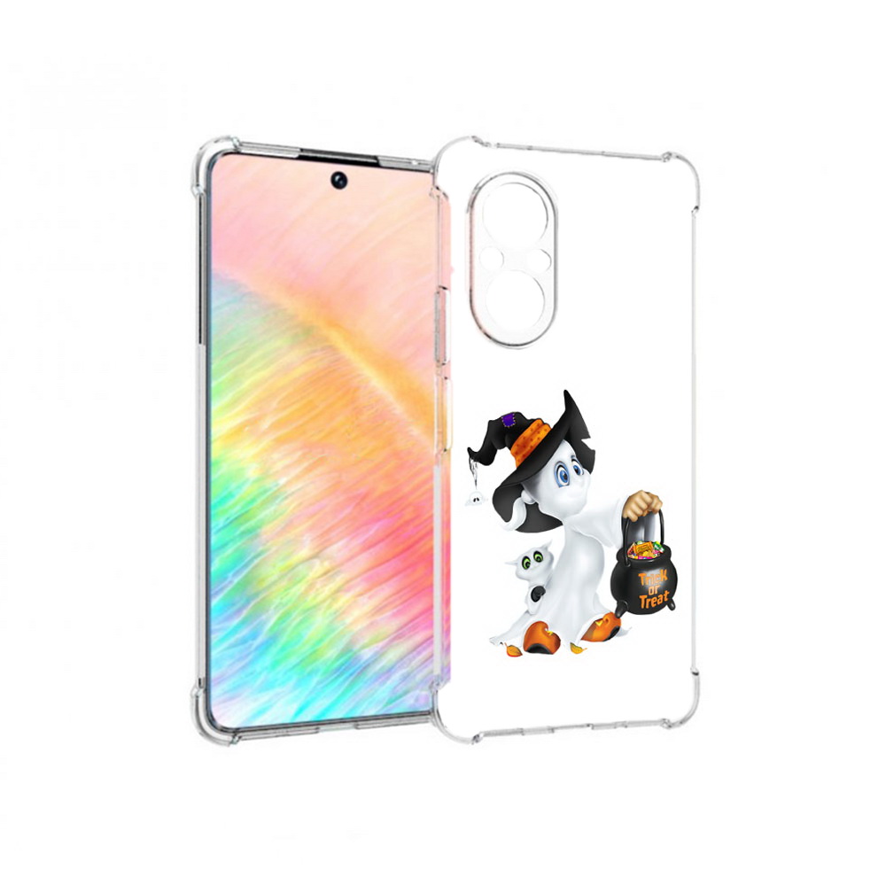 

Чехол MyPads Tocco для Honor 50 SE Маленький призрак (PT223907.20.113), Прозрачный, Tocco