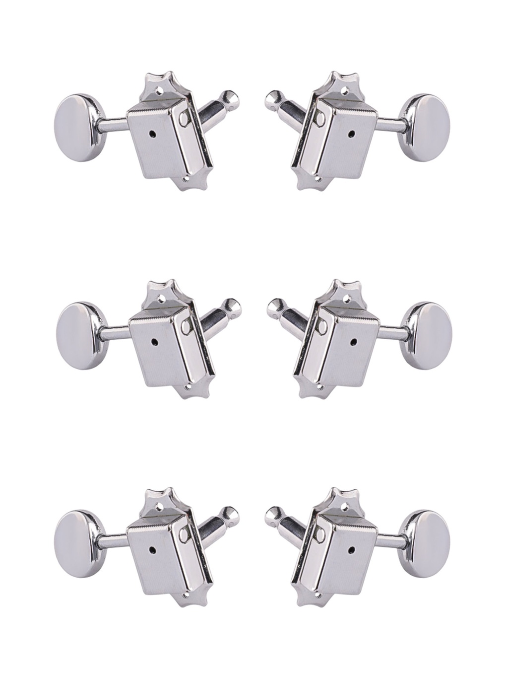 J-45-CR-3+3 Колки для гитары 3+3, хром, Metallor