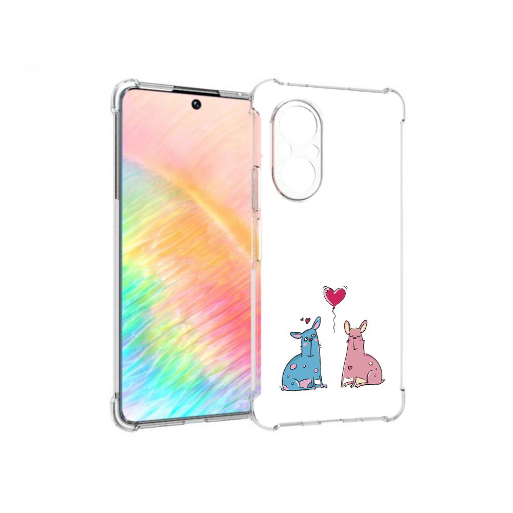 

Чехол MyPads Tocco для Honor 50 SE Лама любовь (PT223907.20.102), Прозрачный, Tocco