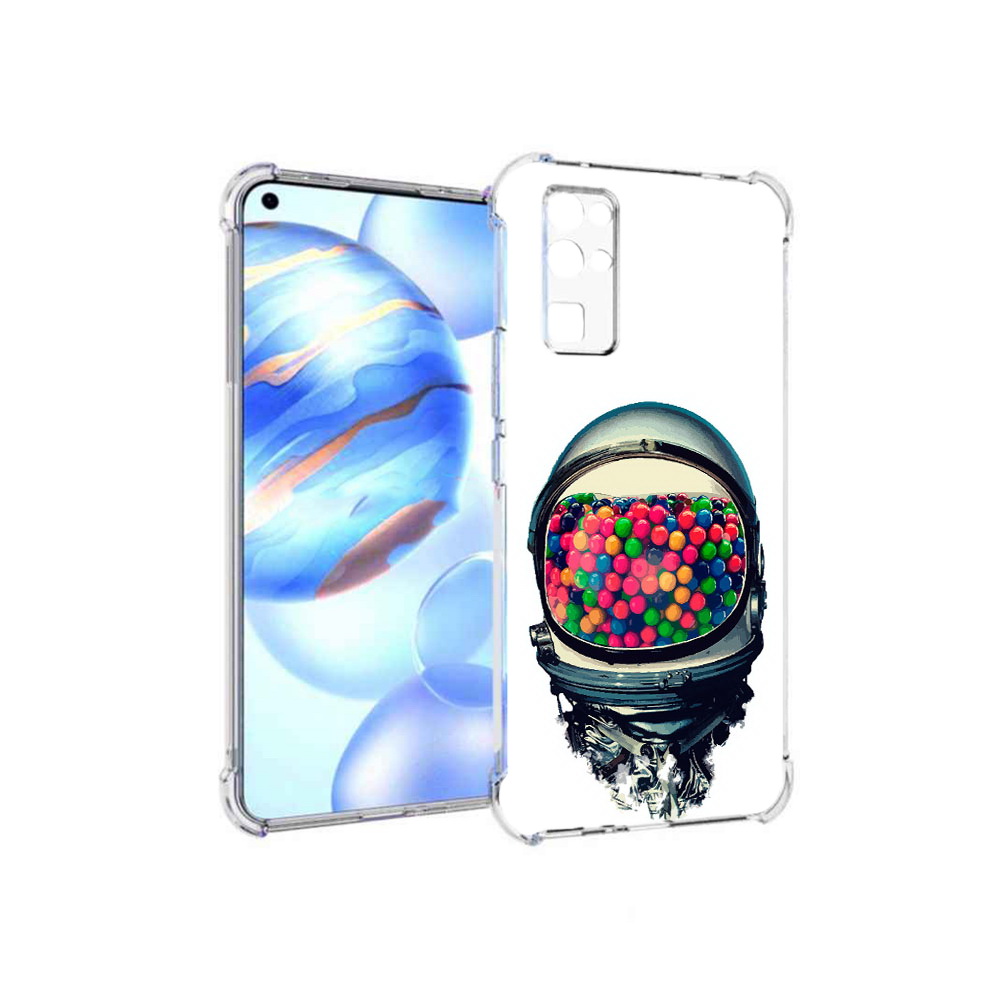 

Чехол MyPads Tocco для Honor 30 шлем космонавта (PT147988.19.700), Прозрачный, Tocco