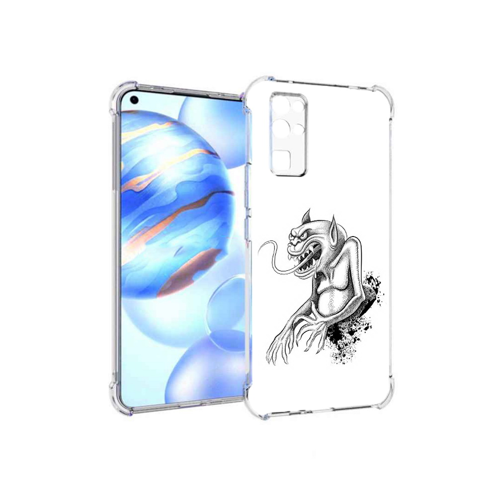 

Чехол MyPads Tocco для Honor 30 чорт (PT147988.19.692), Прозрачный, Tocco