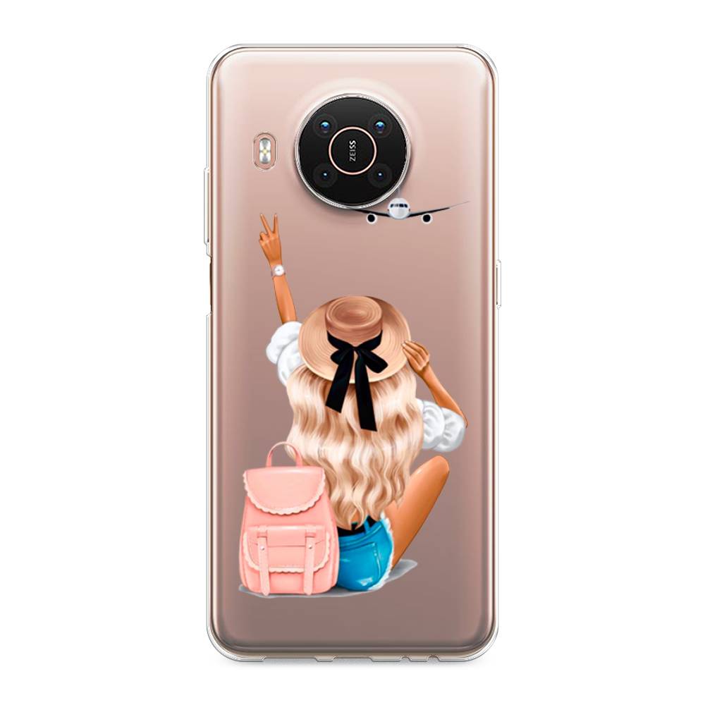 

Чехол Awog на Nokia X20 / Нокиа X20 "Автостопом самолетом", Бежевый;розовый;голубой, 124250-7