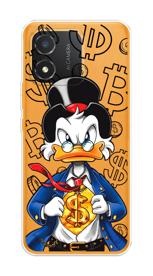 

Чехол на Honor X5 "Scrooge Goldman", Черный;белый;синий, 6120950-1