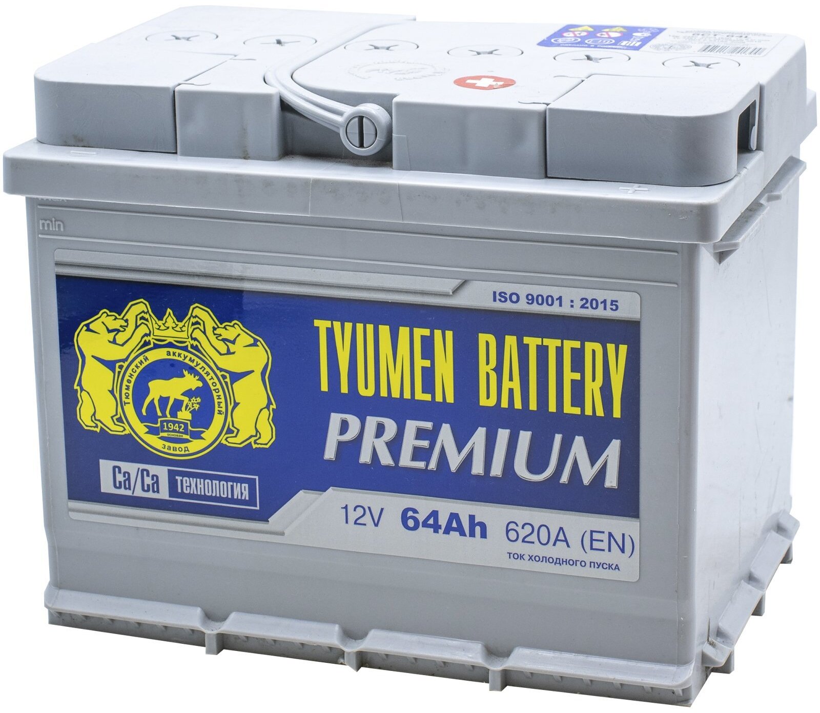 

Аккумулятор TYUMEN BATTERY Premium 64 Ач 620 А обратная полярность, Premium