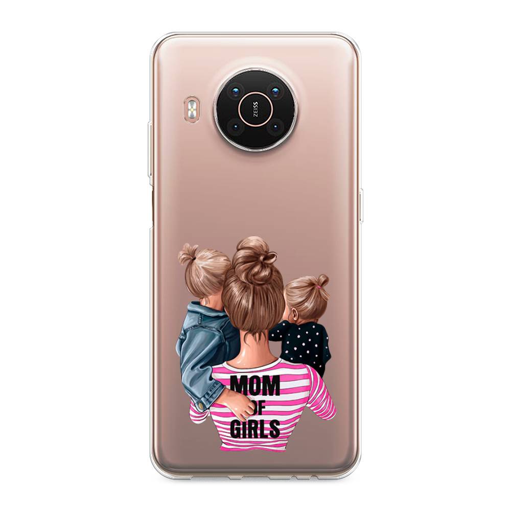 

Чехол Awog на Nokia X20 / Нокиа X20 "Mom of Girls", Синий;розовый;черный, 124250-6