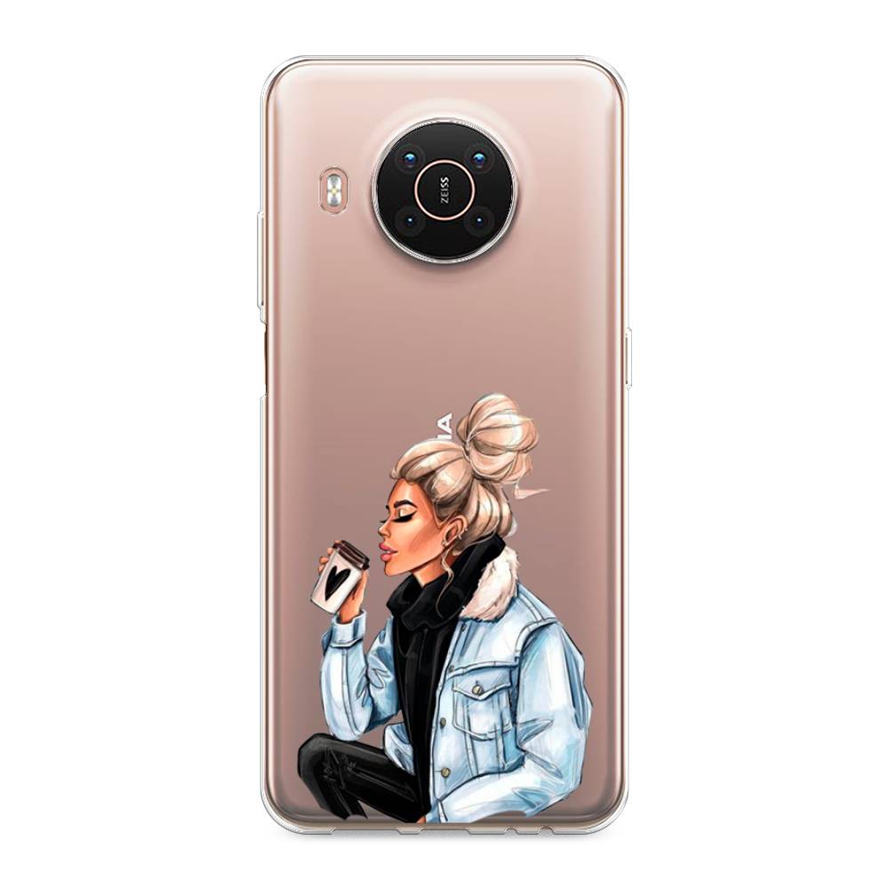 

Чехол Awog на Nokia X20 / Нокиа X20 "Cute girl", Коричневый;бежевый, 124250-7