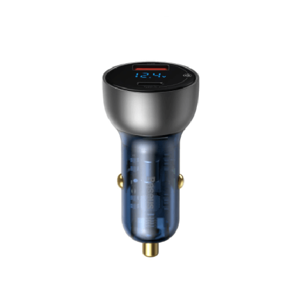 

Переходник АЗУ Baseus на USB + Type-C 65W CCKX-COA серый, CCKX-COA