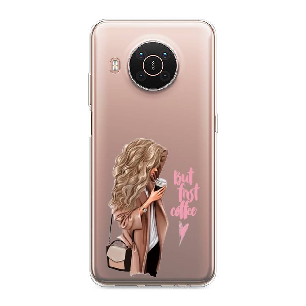 

Чехол Awog "Девушка с кофе" для Nokia X20