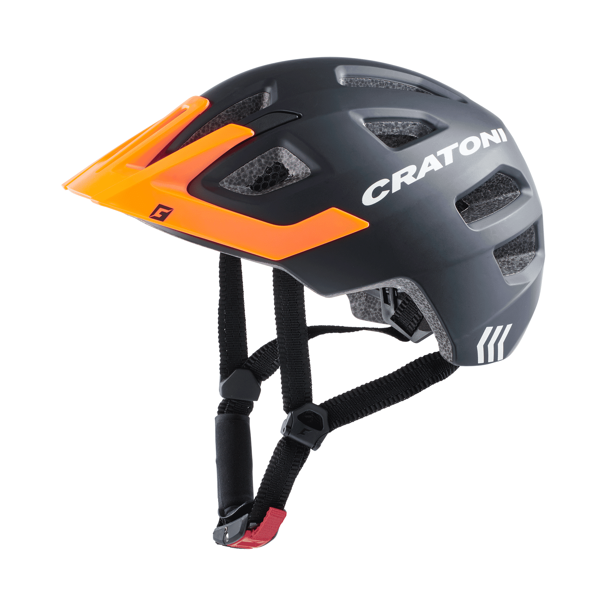 фото Велосипедный шлем cratoni maxster pro, black/orange, xs/s