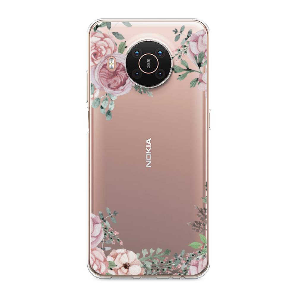 

Чехол Awog на Nokia X20 / Нокиа X20 "Нежные розы акварель", Прозрачный;розовый;зеленый, 124250-8