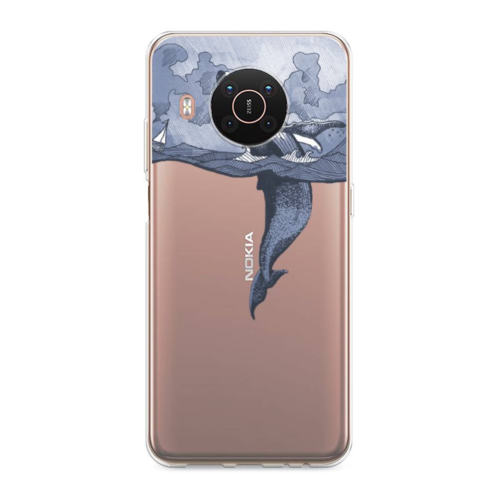 

Чехол Awog на Nokia X20 / Нокиа X20 "Два измерения", Голубой;черный;прозрачный, 124250-7