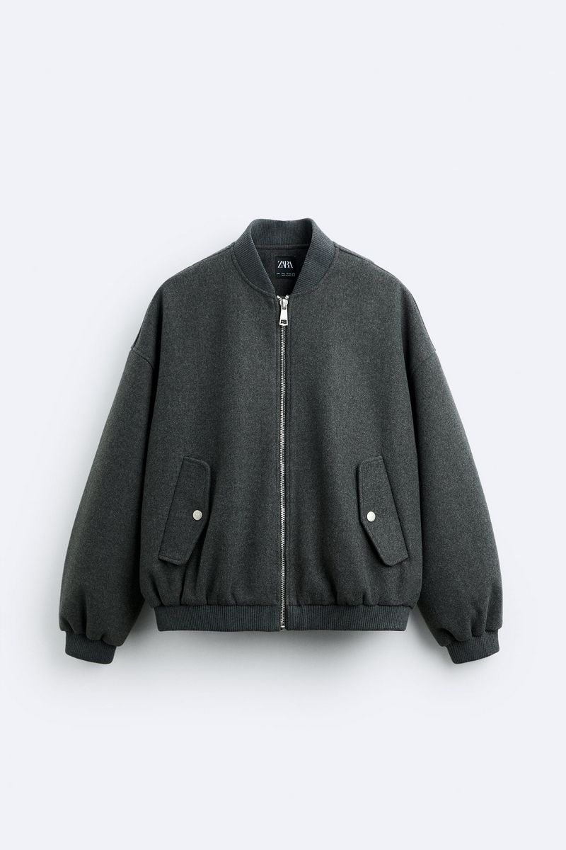 

Куртка мужская ZARA 05344402 серая XL, Серый, 05344402