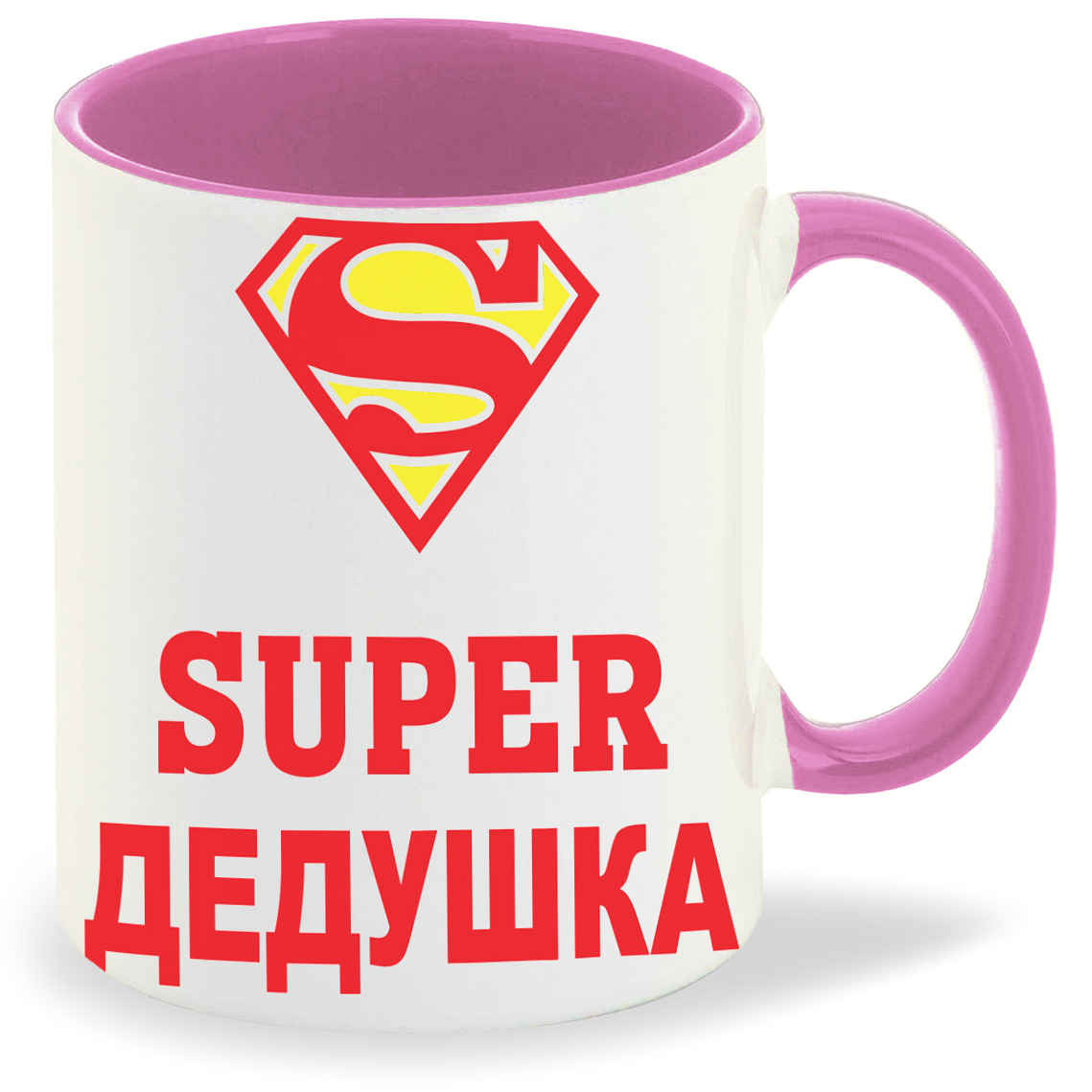 

Кружка CoolPodarok Супер дедушка, Супер дедушка
