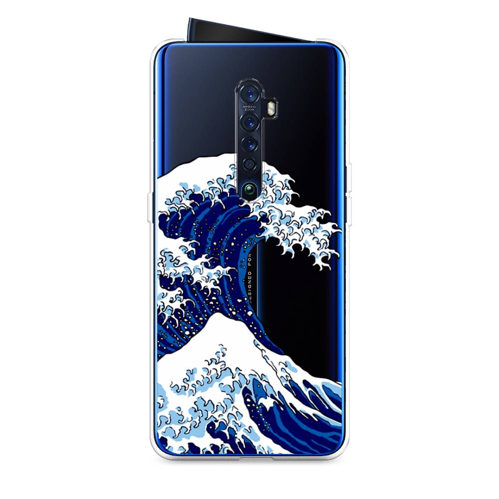 

Чехол Awog на Oppo Reno 2 "Волна в Канагаве", Разноцветный, 253550-4